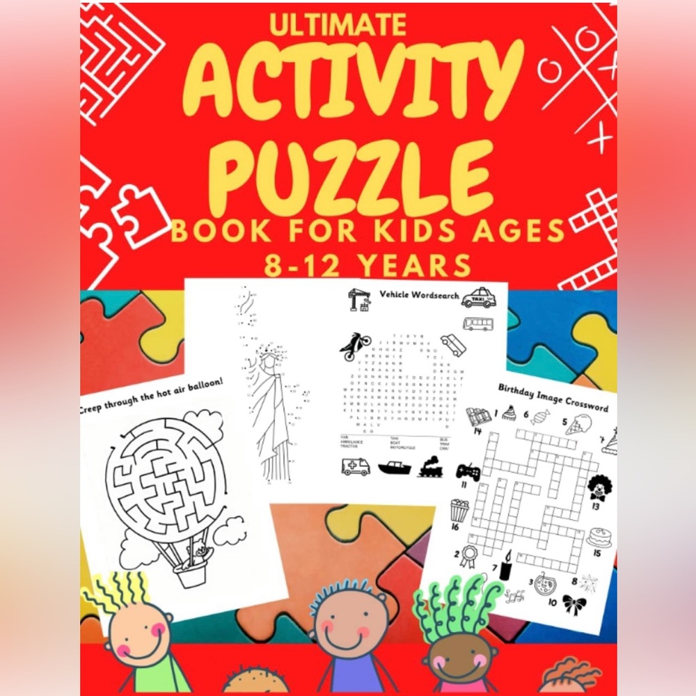 Kids Activity Puzzle Book